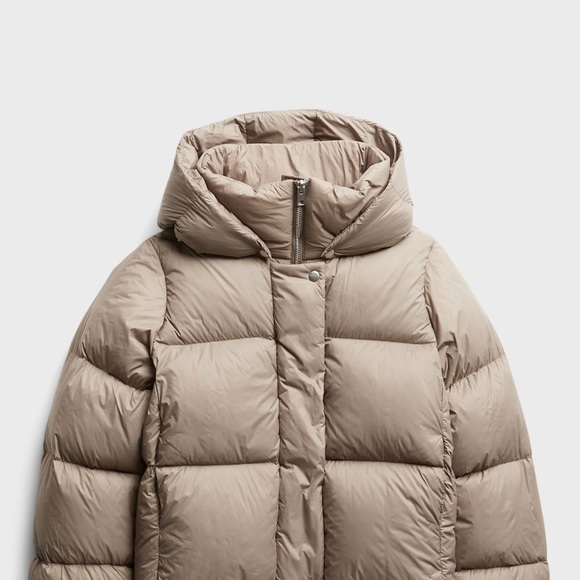 Water Repellent Puffer Jacket Caramel 